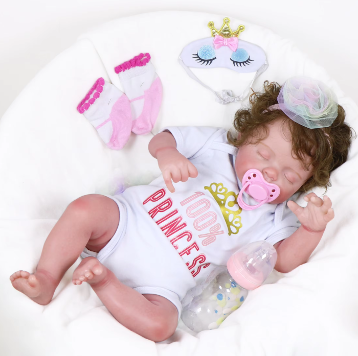 Aura – Limited Edition 21-Inch Sleeping Reborn Baby Girl with Weighted Soft Body