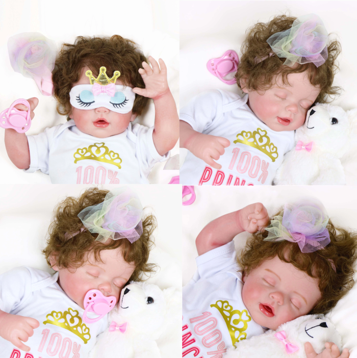 Aura – Limited Edition 21-Inch Sleeping Reborn Baby Girl with Weighted Soft Body