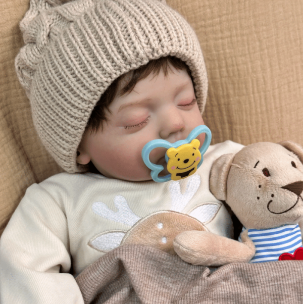 Micro preemie silicone reborn doll Luna, 12-inch girl baby doll