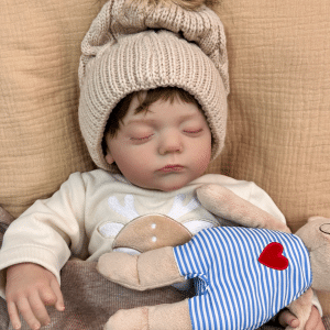 Micro preemie silicone reborn doll Luna, 12-inch girl baby doll