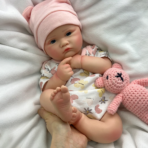 Bella-Reborn-2 Bella – 18" Full Body Silicone Reborn Baby Girl Doll