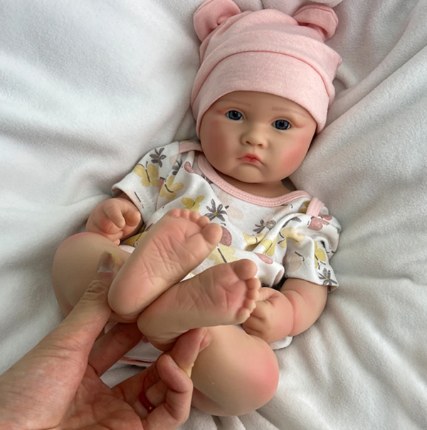 Bella-Reborn-3 Bella – 18" Full Body Silicone Reborn Baby Girl Doll