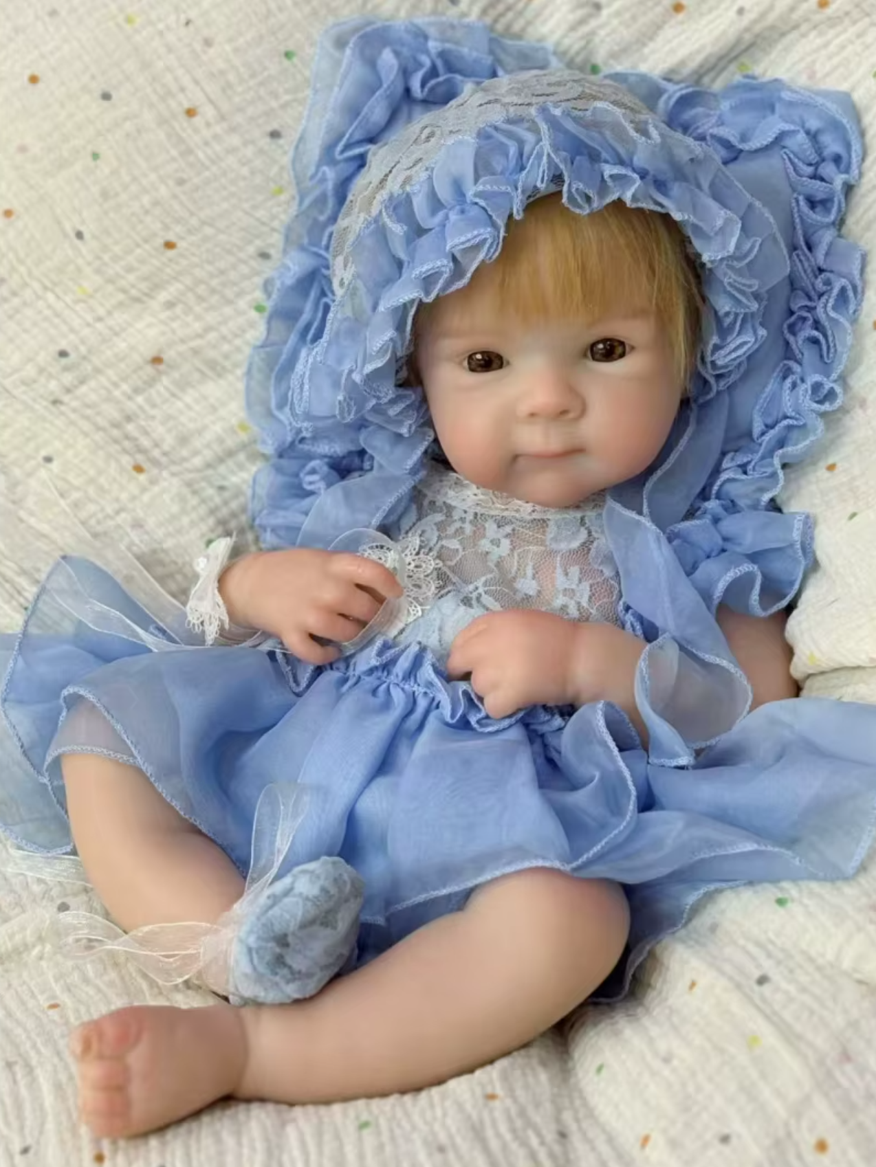 Bettie-Full-Body-Sillicone-2 Bettie – 18-Inch (45 cm) Full Silicone Reborn Baby Girl Doll with Open Mouth