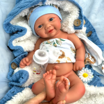 Charlie – 17" Full Body Silicone Preemie Reborn Baby Doll