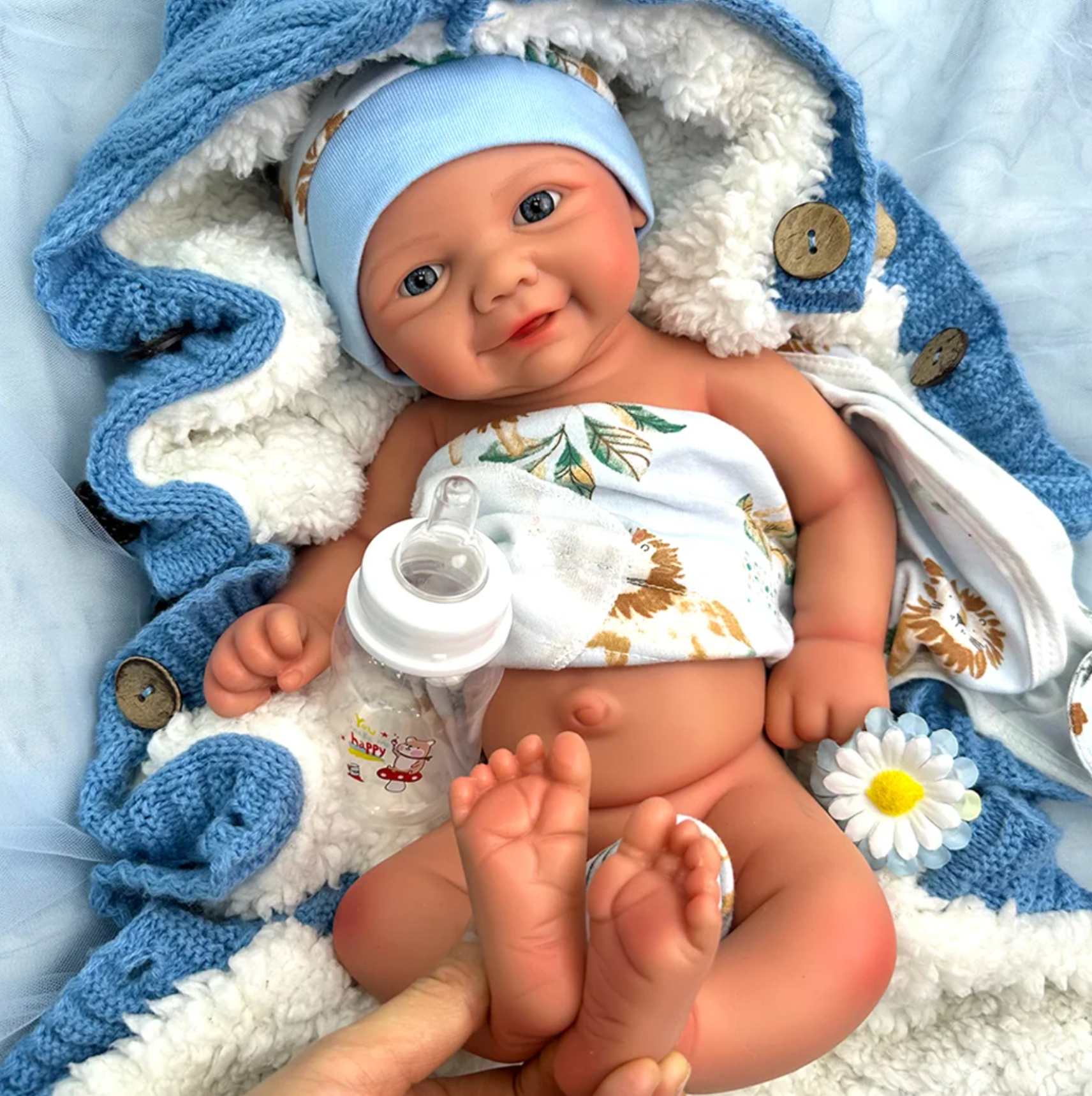 Charlie-Full-Silicone-Reborn-Doll Charlie – 17" Full Body Silicone Preemie Reborn Baby Doll