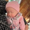 "Lil' Miracle: 35 cm Hyper-Realistic Silicone Reborn Girl – Drinks, Pees, and Bathes