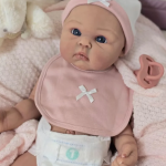 Lina – 18" Full Body Silicone Reborn Baby Girl