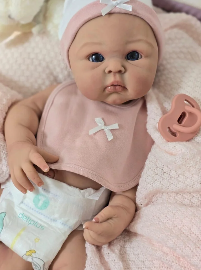 Lina-Full-Body-Sillicone-Baby-3 Lina – 18" Full Body Silicone Reborn Baby Girl