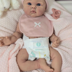 Lina – 18" Full Body Silicone Reborn Baby Girl