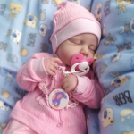 Realistic Newborn Baby Doll LouLou - 3D Skin Lifelike Reborn Doll
