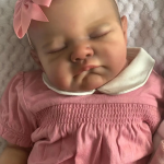 Matilda – 20-Inch (50 cm) Newborn Reborn Baby Girl Doll with 3-D Painted Skin & Hand-Drawn Hair