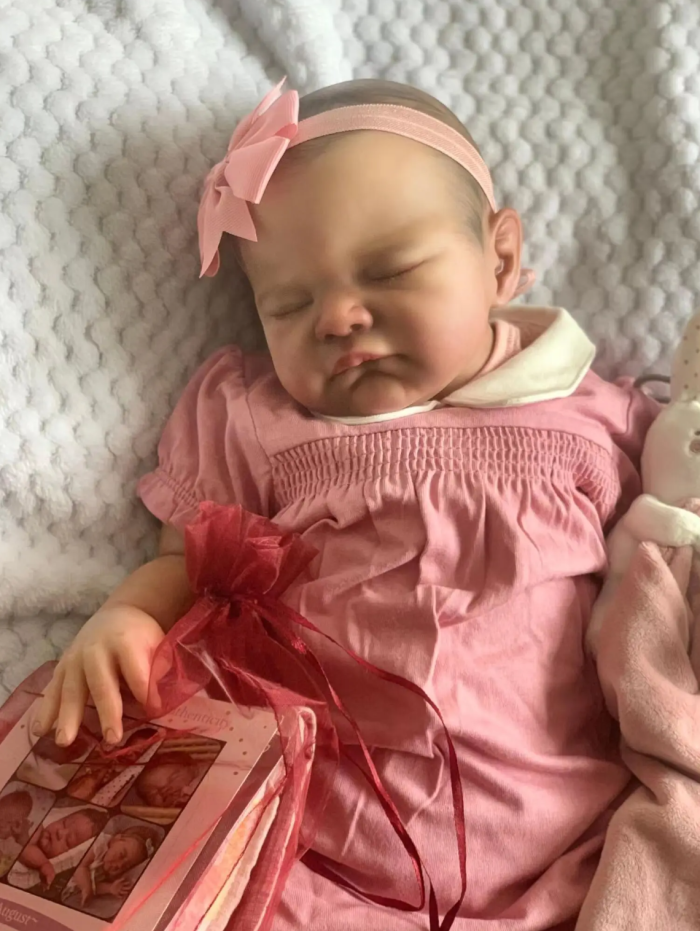 Matilda-Reborn-2 Matilda – 20-Inch (50 cm) Newborn Reborn Baby Girl Doll with 3-D Painted Skin & Hand-Drawn Hair