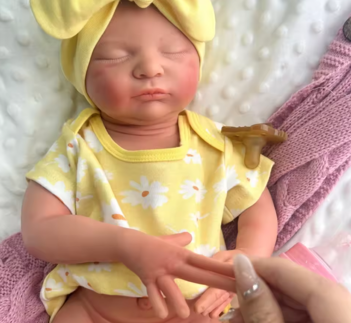 Nora-full-sillicone-doll-3 Nora – 20" Full Body Silicone Sleeping Reborn Baby Girl Doll
