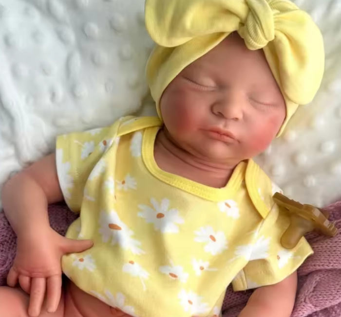 Nora-full-sillicone-doll Nora – 20" Full Body Silicone Sleeping Reborn Baby Girl Doll