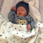 Newborn Reborn Doll - 17-Inch Lifelike Toddler with 3D Skin Tone