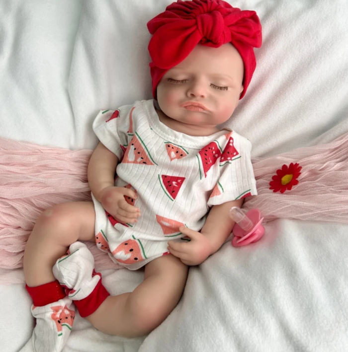 Rosalie – 18" Sleeping Full Body Silicone Reborn Baby Girl Doll