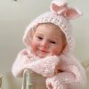 "Sebastia" - The Awake Newborn Reborn Baby Doll with Hand-Painted Details