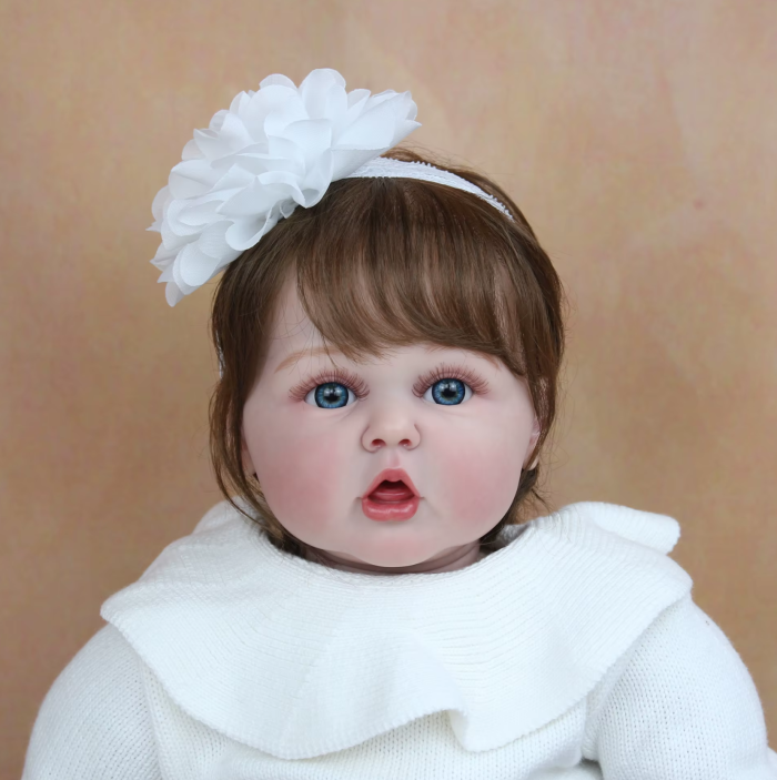Saara-Reborn-Doll-2 Reborn Baby Doll Saara - 3D Painted Realistic Silicone Baby