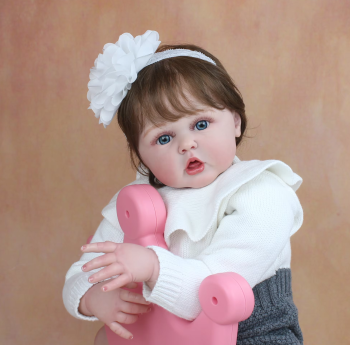 Saara-Reborn-Doll Reborn Baby Doll Saara - 3D Painted Realistic Silicone Baby