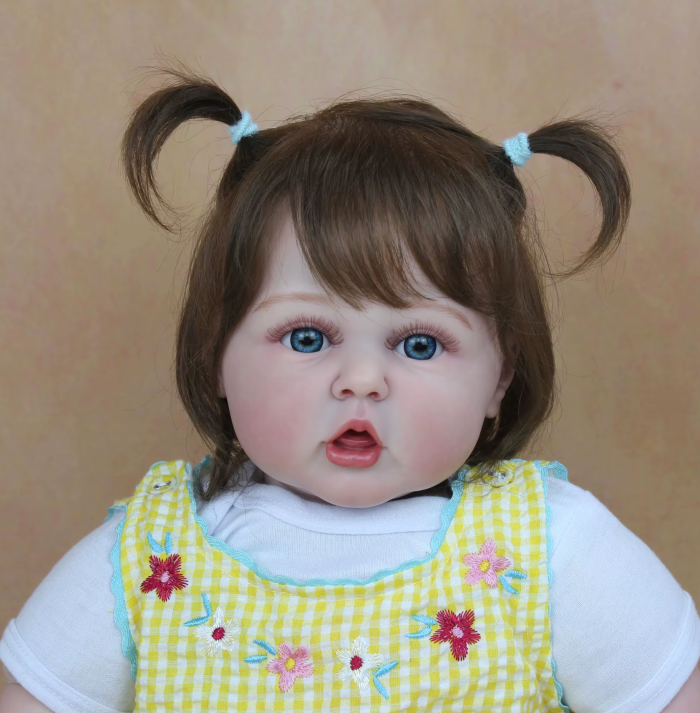 Saara-Reborn-yellow-2 Reborn Baby Doll Saara - 3D Painted Realistic Silicone Baby