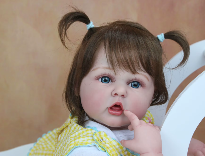 Saara-Reborn-yellow-3 Reborn Baby Doll Saara - 3D Painted Realistic Silicone Baby