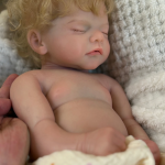 Sam – 18-Inch (45 cm) Full Silicone Reborn Baby Doll with open Mouth Feature