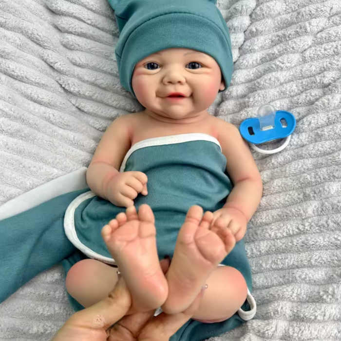 Vivienne-5 Vivienne – 17" Full Body Silicone Reborn Baby Doll