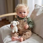 20" Reborn Baby Boy Doll with Blonde Hair,Toddler Boy Named Pherva