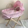 Girl Reborn Doll Moses Basket and Stand