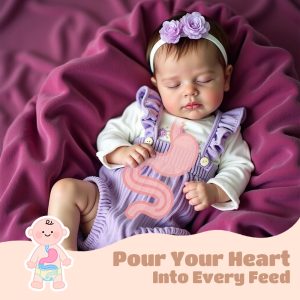 [Drink and Wet System] 12 Inches & 16 Inches Full Body Silicone Reborn Baby Doll Girl – Realistic Newborn, Soft Touch & Lifelike Weight