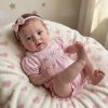 Newborn Full Body Silicone Baby Doll in 12"/16"/20", Reborn Girl with Opened Clear Eyes